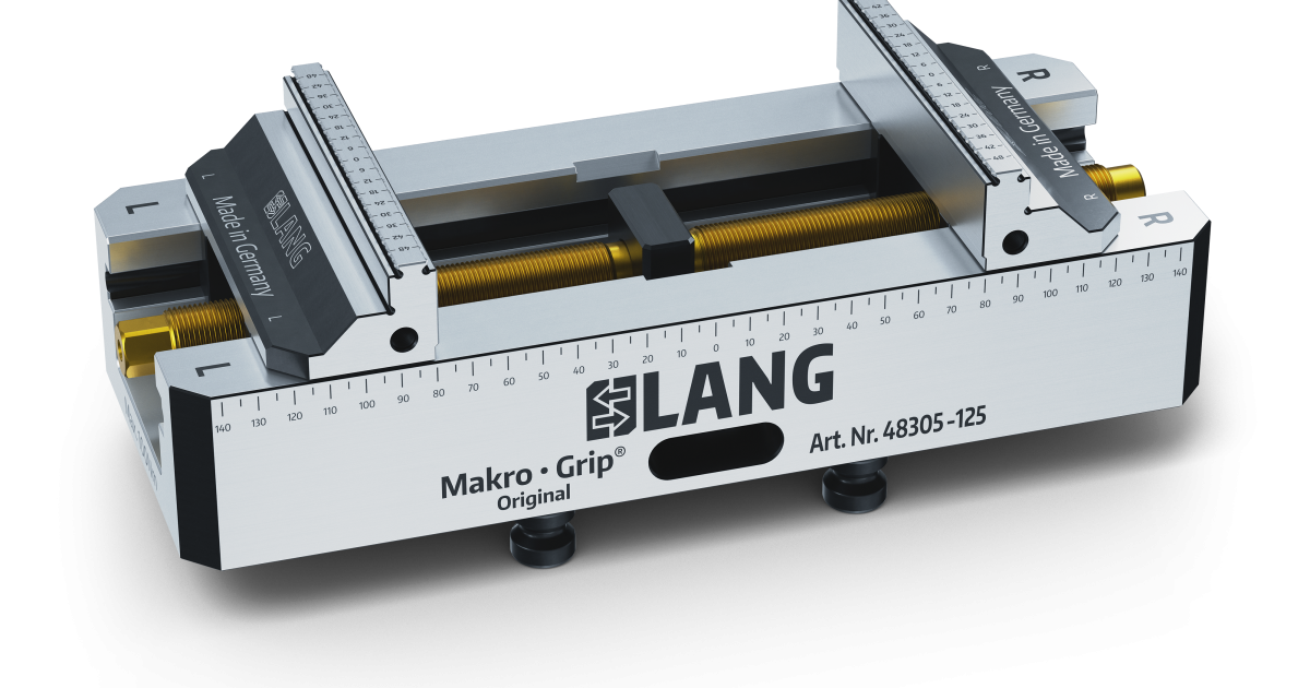 48305-125: Makro•Grip® 125 5-Axis Vise jaw width 125 mm clamping 